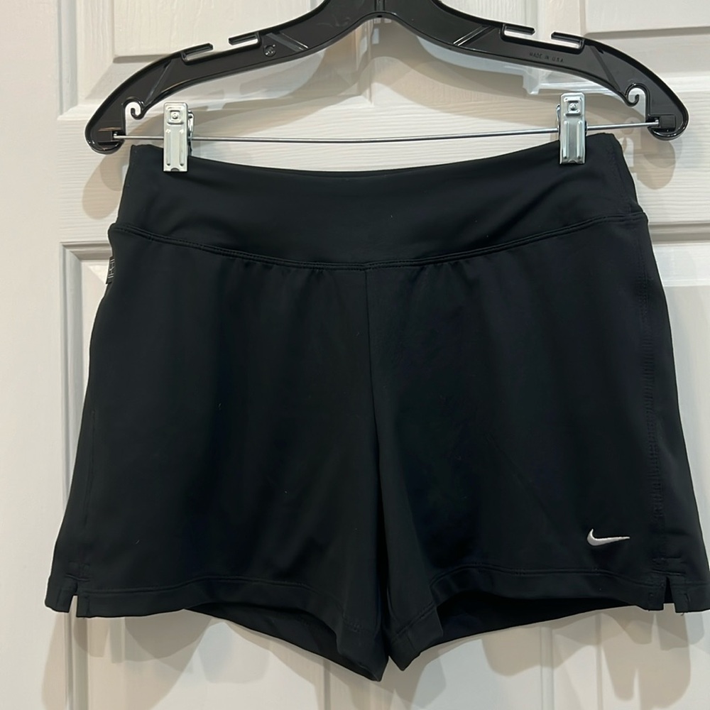 Women’s Nike Dri-fit Lined Workour Shorts Black Size S